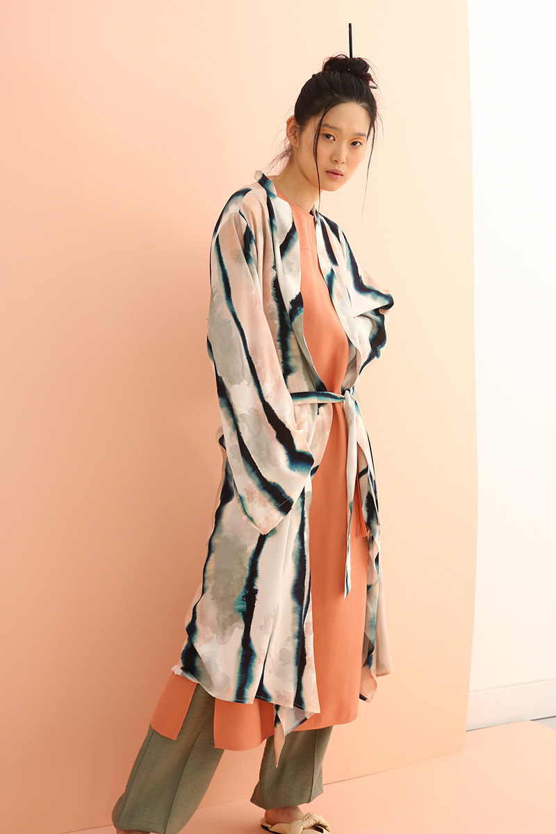 Desenli Kimono